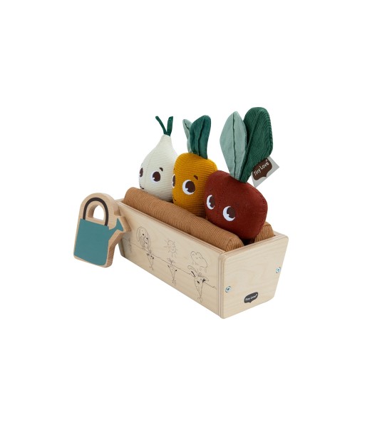 Huerto de madera y tela Tiny Love Garden Of Adventures