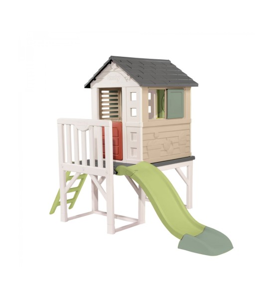 House Smoby on stilts with slide