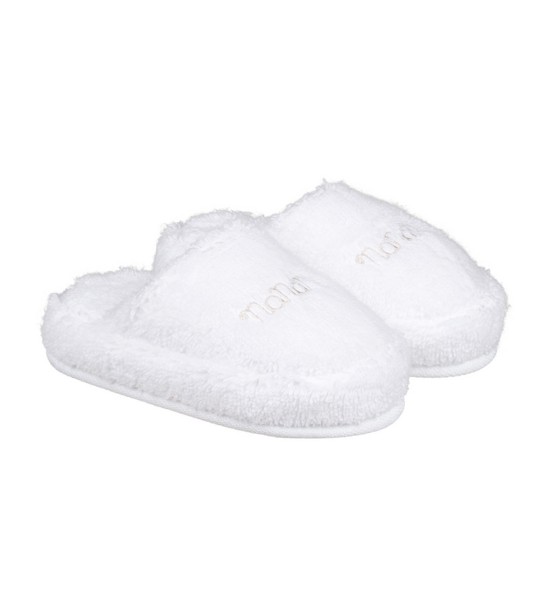 Nanán White Slippers