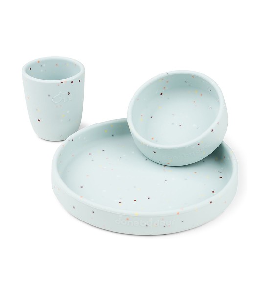 Set Pappa Silicone Alimentare Done By Deer Confetti