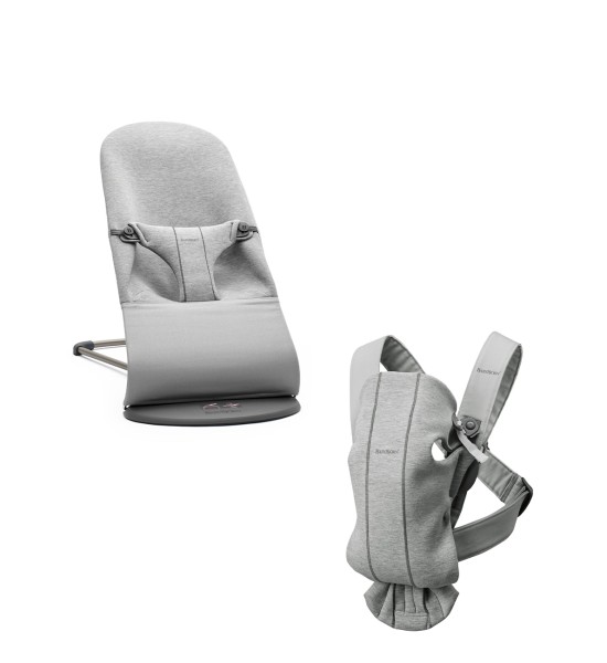 Offre de chaise longue en jersey 3D Bliss + mini sac de taille en jersey 3D Babybjorn