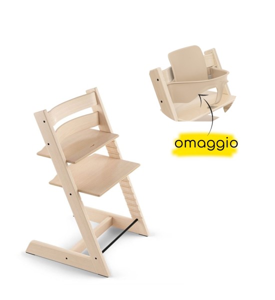 Promozione Stokke®  Sedia Tripp  Trapp® + Baby Set In Omaggio