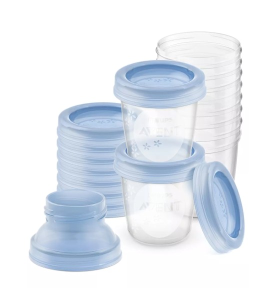 Philips Avent breast milk containers 10 Pcs.