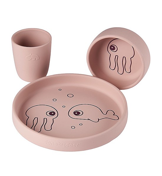 Done by Deer silicone food set Friends of the sea