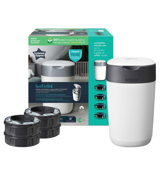 Mangiapannolini Tommee Tippee Twist & Click + 4 Ricariche