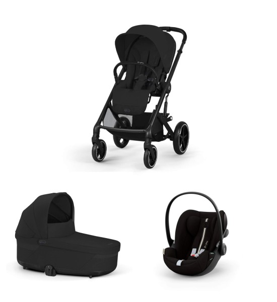 Cybex Balios S Lux Trio avec Cloud G et Base G et housse de pluie