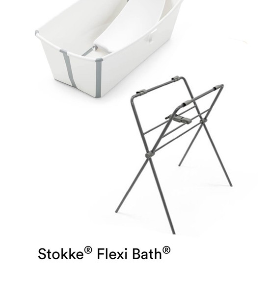 FLEXI BATH®Folding Bathtub + STOKKE® FLEXI BATH® Stand