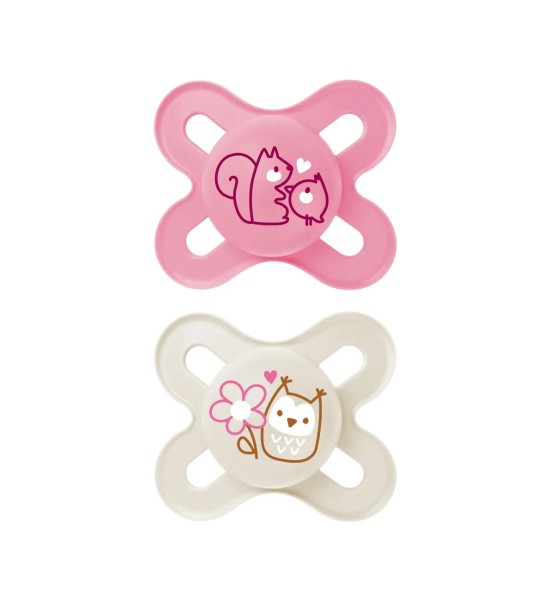 Silicone Pacifiers Mam Original Start 0-2m Pack. Double