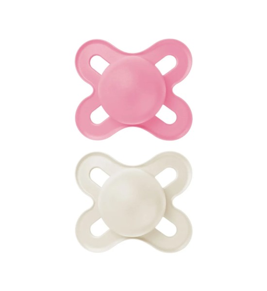 Mam Original Start Rubber Pacifiers 0-2m Pack. Double