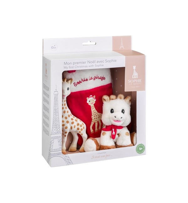 Sophie My First Christmas Giraffe Teeth Massage Gift Set