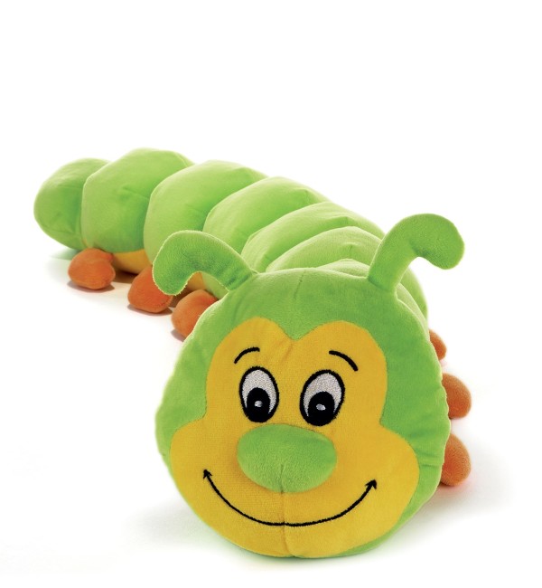 Peluche chenille verte Plush  & Company Piero