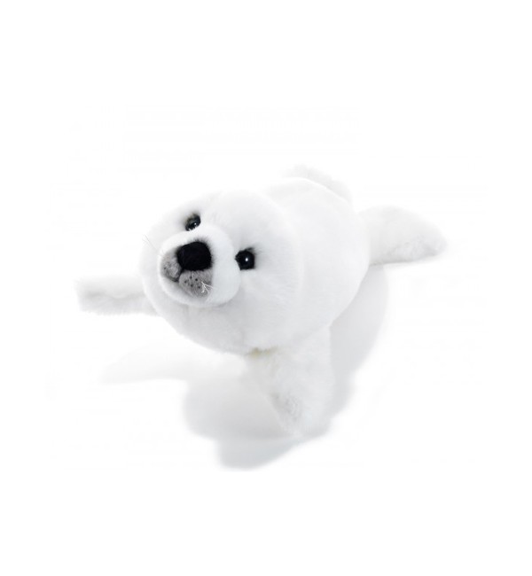 Peluche White Seal Plush  & Company Balika