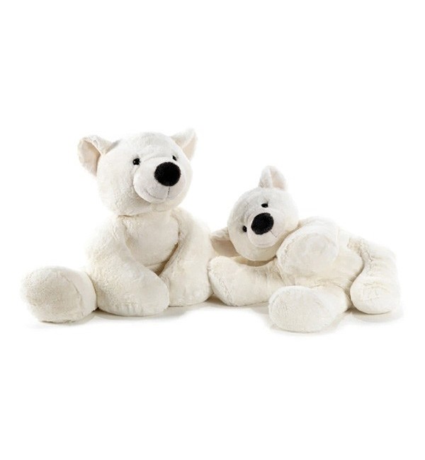 Peluche Orso Polare Plush & Company Blanche