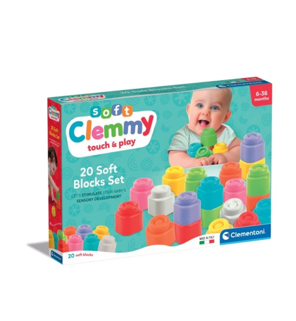 Clemmy Soft Brick Game 20 Pcs