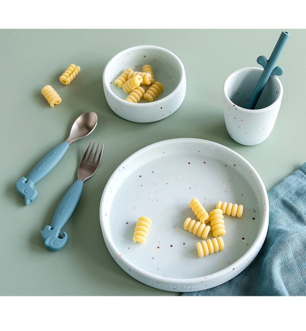 Set Pappa Silicone Alimentare Done By Deer Confetti