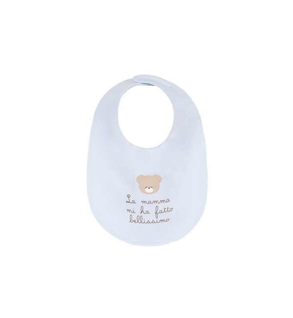 Nanan Mamma Mamma Makes Me Beautiful Blue Bib