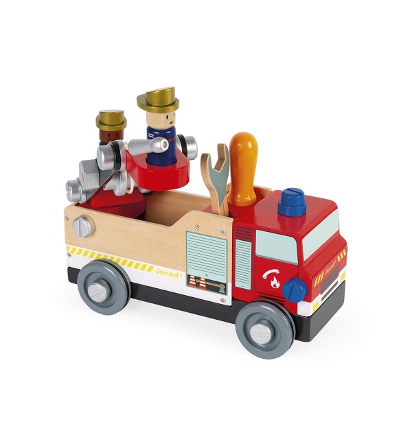 Camion de pompier Janod Brico' Kids