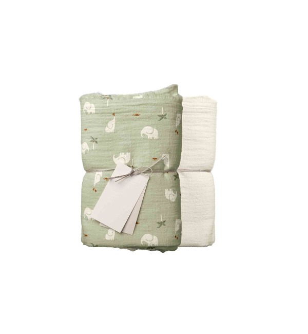 Pack 2 Pezzi Swaddle Picci 125 x 125 cm