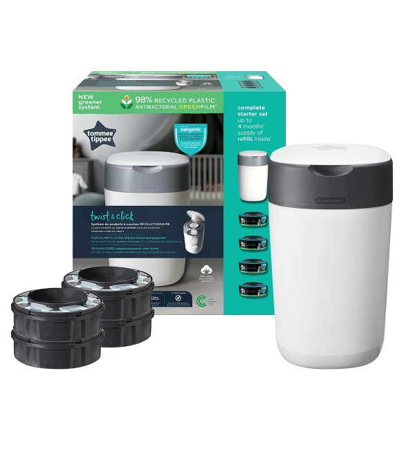 Mangiapannolini Tommee Tippee Twist & Click + 4 Refills