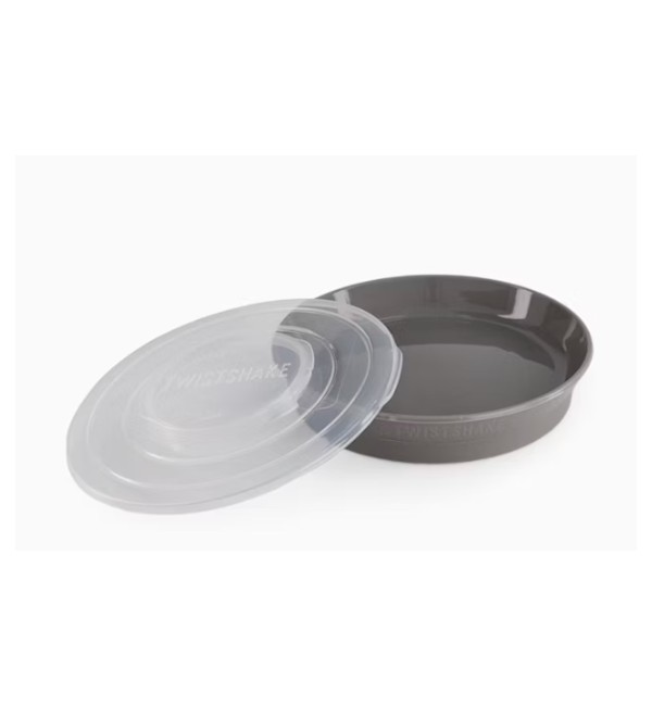 Twistshake plate with lid