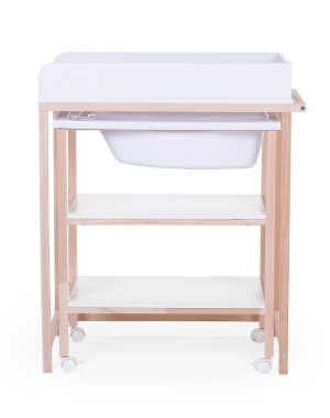 Childhome Changing Table With Wheels And Tub