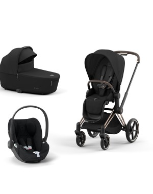 Cybex Priam 2023 Trio mit Cloud T i-Size Roségold-Rahmen