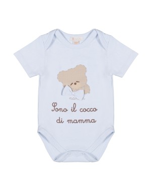 Nanan Sono Il Coco Di Mamma Blue Bodysuit