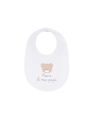 Nanan I Love My Dad White Bib