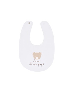 Nanan I Love My Dad White Bib