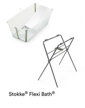 Bundle Vaschetta Pieghevole FLEXI BATH® + Stand STOKKE® FLEXI BATH®