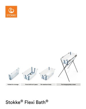 Bundle Vaschetta Pieghevole FLEXI BATH® + Stand STOKKE® FLEXI BATH®